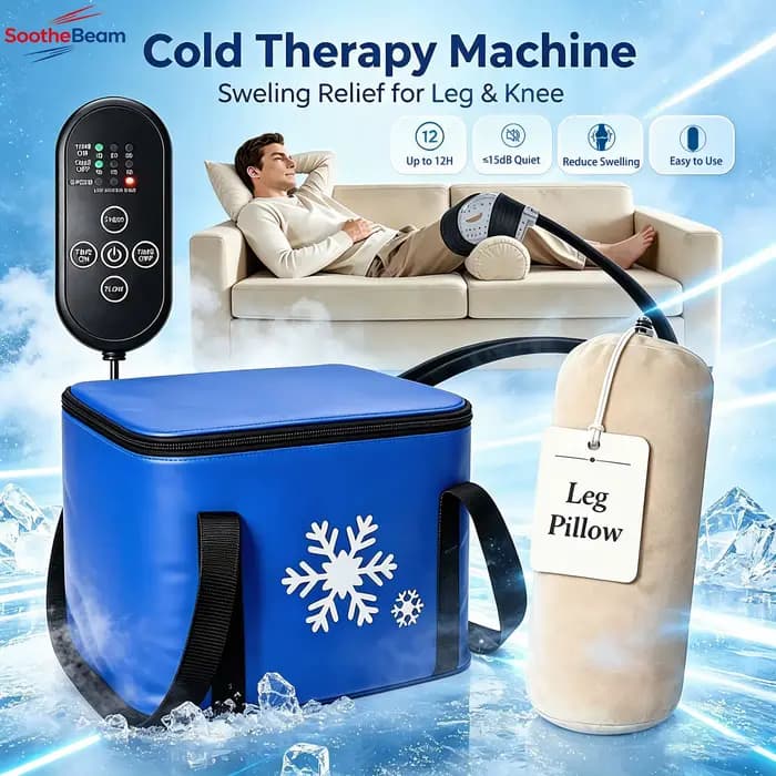 Système de cryothérapie à pompe silencieuse pour compression par le froid