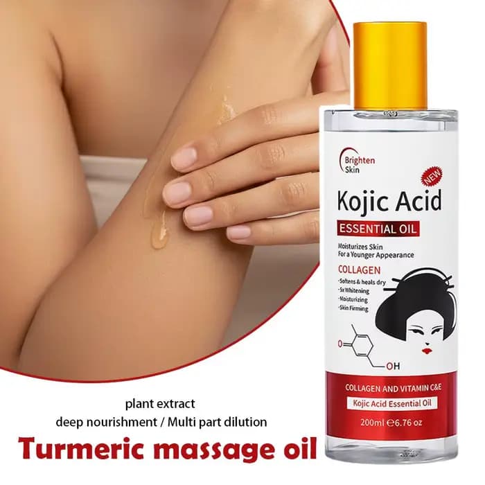Huile de massage au curcuma et au miel 200ml