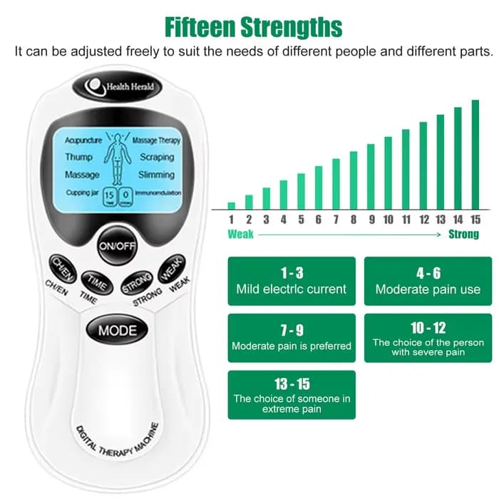 Appareil de massage numérique EMS 8 modes
