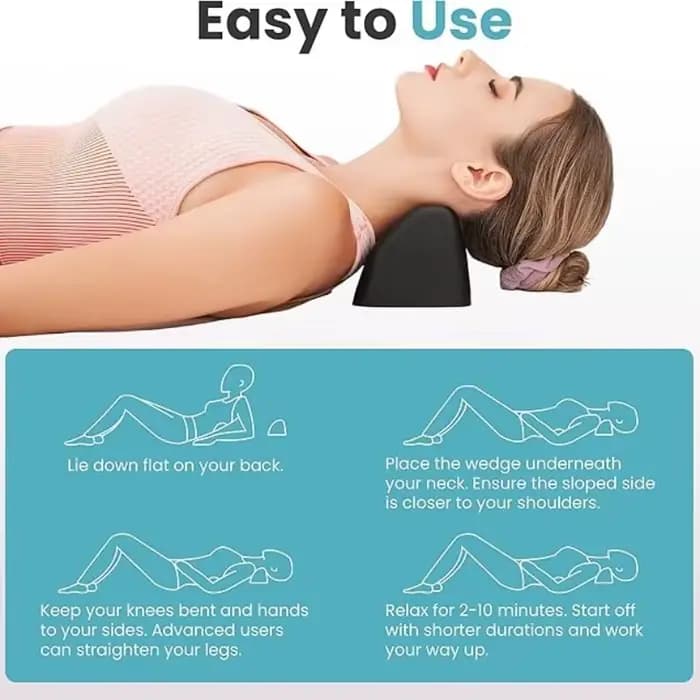 Oreiller de massage pour la colonne cervicale