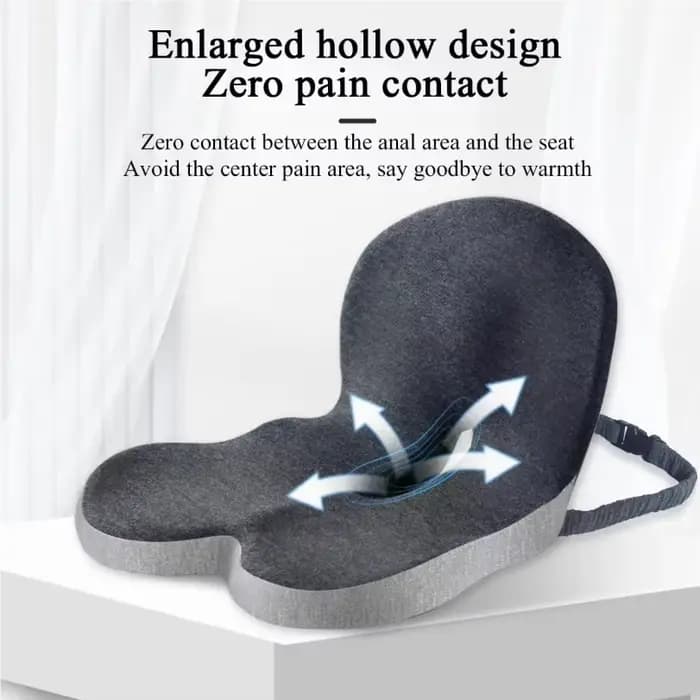 Coussin de siège ergonomique avec dossier