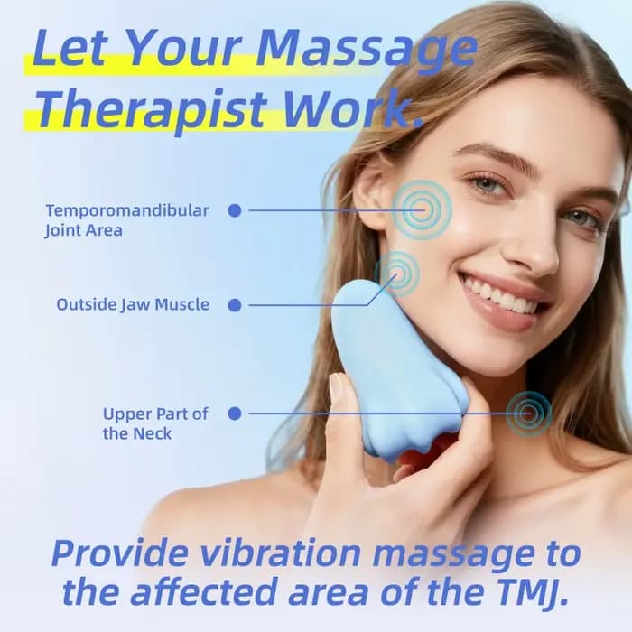 Masseur pour soulager la TMJ – Masseur chauffant pour la mâchoire et le cou