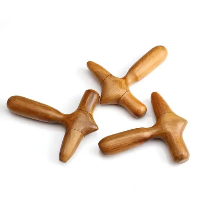 2 bâtons de massage en bois
