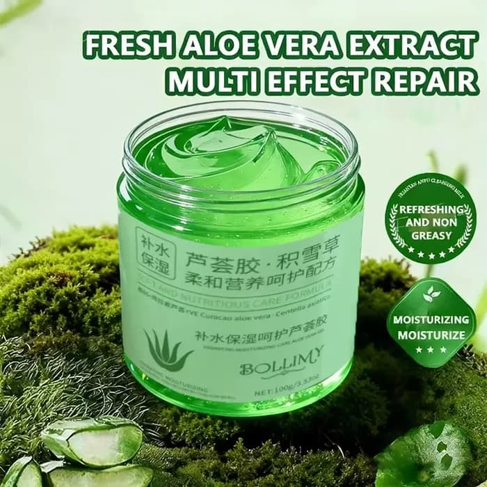 Gel d'aloe vera et de centella asiatica