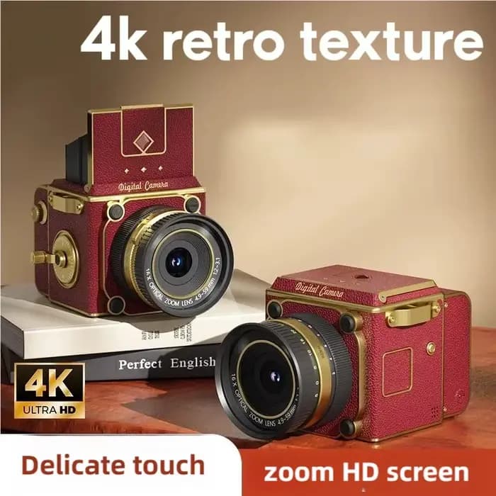 Photographie de voyage rétro CCD appareil Photo numérique Portable Mini appareil Photo étudiant Graduation Photo Zoom appareil Photo numérique haute définition