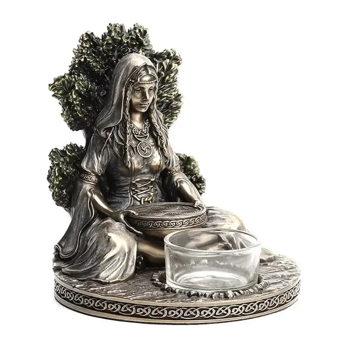 Cernunnos Assis Statue Sculpture, Dieu Celtique ci-après les Holder, Myenson Goddess Desktop, Home Decor, Artisanat Figurine, Prairie Rome