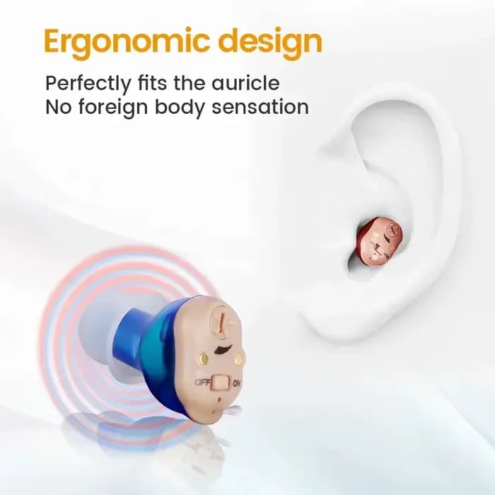 Prothèses auditives rechargeables amplificateur de son sans fil ITE Mini aide auditive Invisible pour personnes âgées écouteurs surdos le dispositif d'écoute
