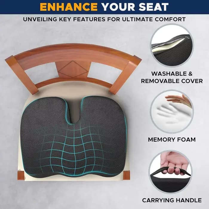 Coussin à mémoire de forme orthopédique en Gel