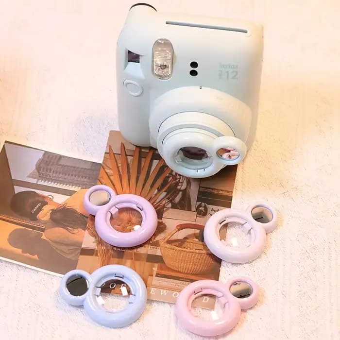 Objectif Selfie pour Instax Mini 12, objectif macro, miroir pour autoportrait, accessoires pour appareil photo instantané