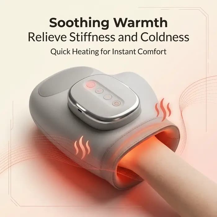 Masseur pour les mains avec compression par airbag