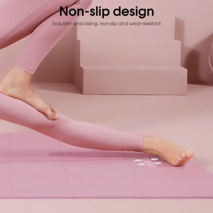 Tapis de Yoga pliable rose