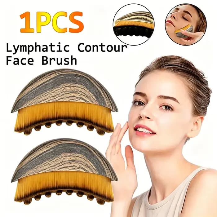 Brosse pour le visage à Contour lymphatique