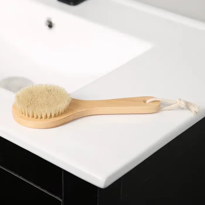 Brosse corporelle en bois de bambou