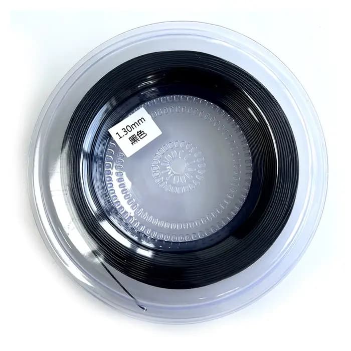 Cordage de raquette de tennis en polyester 4G de Taïwan, 1,30 mm, 200 m, 1 rouleau – Abordable et durable pour l'entraînement