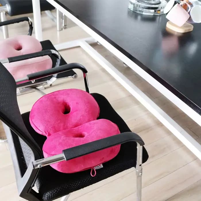 Coussin orthopédique multifonction double confort en mousse à mémoire de forme pour le bassin