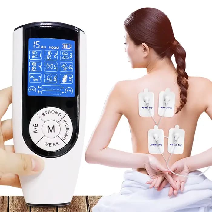 Appareil de massage TENS à double sortie
