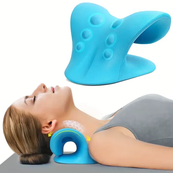 Dispositif de traction cervicale en forme de C
