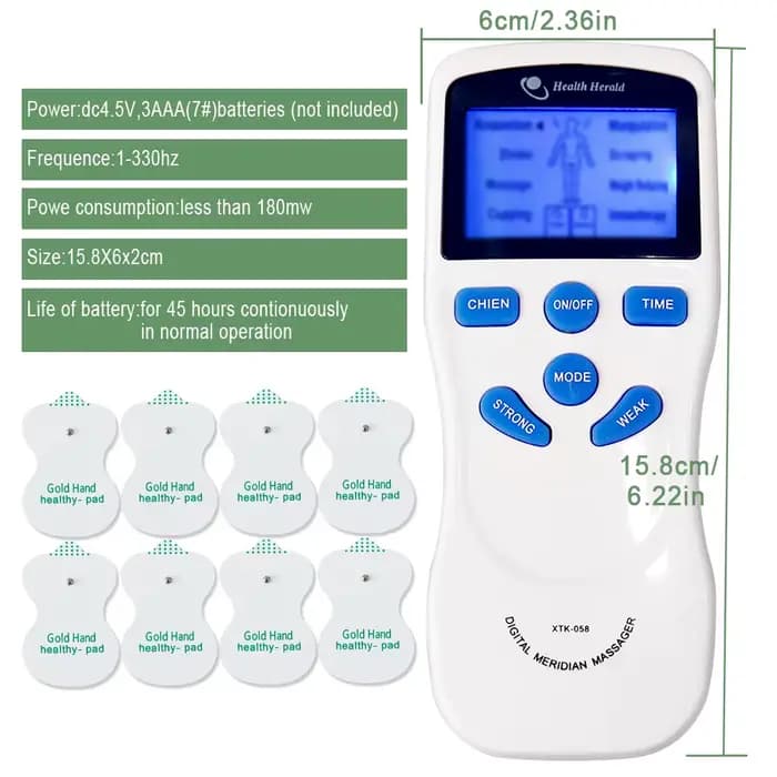 Stimulateur musculaire électrique EMS à 8 modes