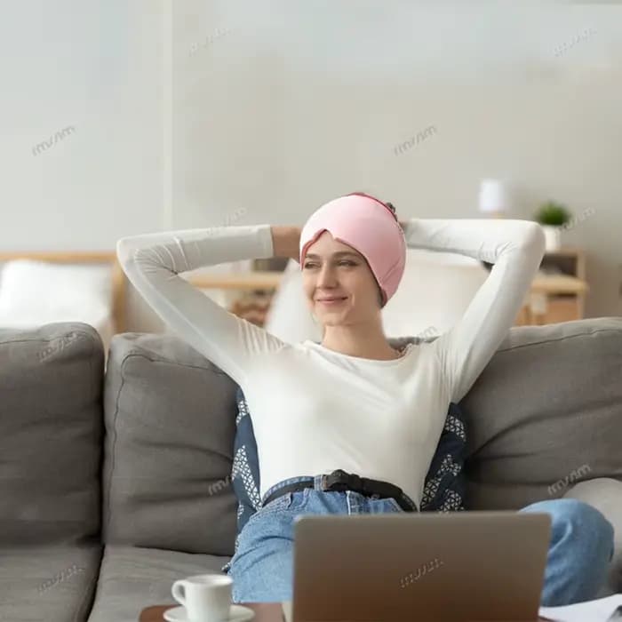 Tête masseur casquette Gel chaud froid maux