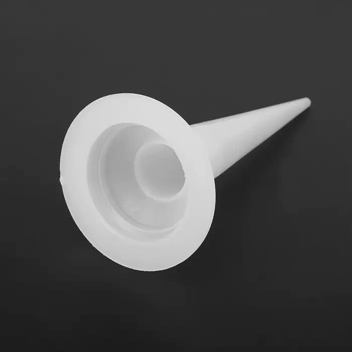 Pistolet à silicone pour tubes en aluminium 600 ml avec 10 embouts, pistolet à silicone pneumatique
