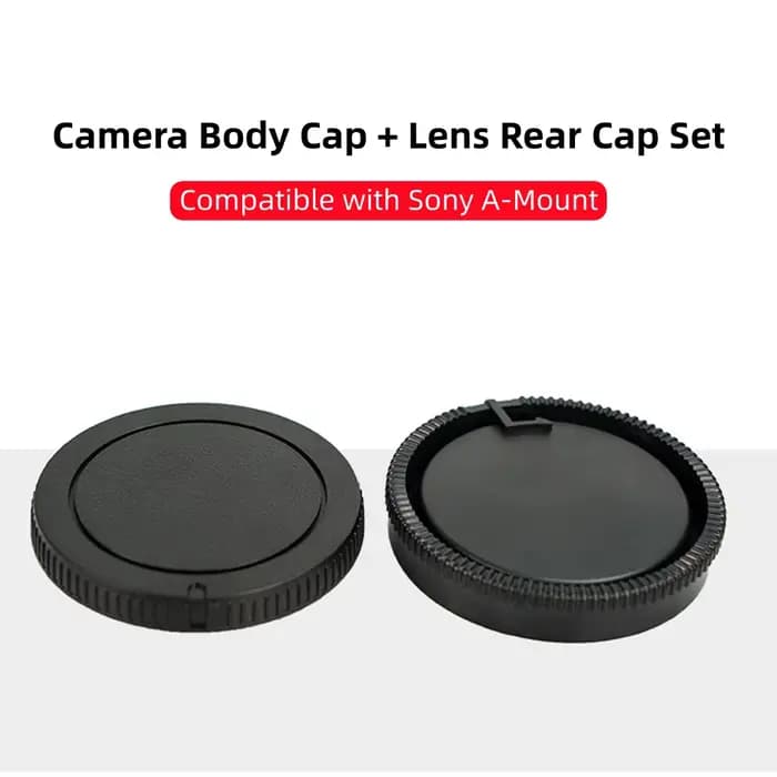 Capuchon de boîtier d'appareil photo et capuchon de monture d'objectif pour Sony A Mount A330 A350 A380 A390 A450 A500 A550 A560 A580 A700 A850 A900 A55 A57 A58 A65 A77