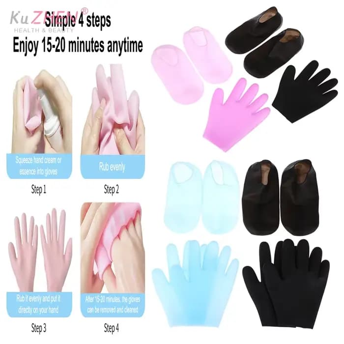 Masque pour les pieds Anti-fissure en Silicone SPA