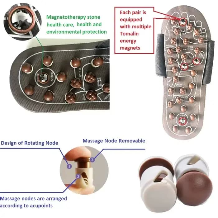 Massage Pieds Chaussons D’Acupuncture Outils