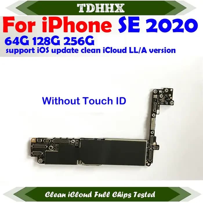 Clean iCloud 64gb carte mère pour iPhone SE 2020 avec système 256gb carte mère 128gb fonction complète prise en charge mise à jour