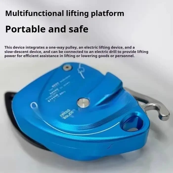 Lève-personne électrique pour escalade en corde, escalade murale, dispositif de protection contre les chutes, capacité de 200 kg, élévateur