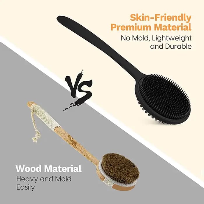 Brosse de bain douce pour le dos