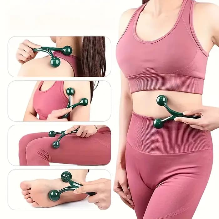 Masseur manuel Conception ergonomique Matériau plastique durable Outil de massage portable