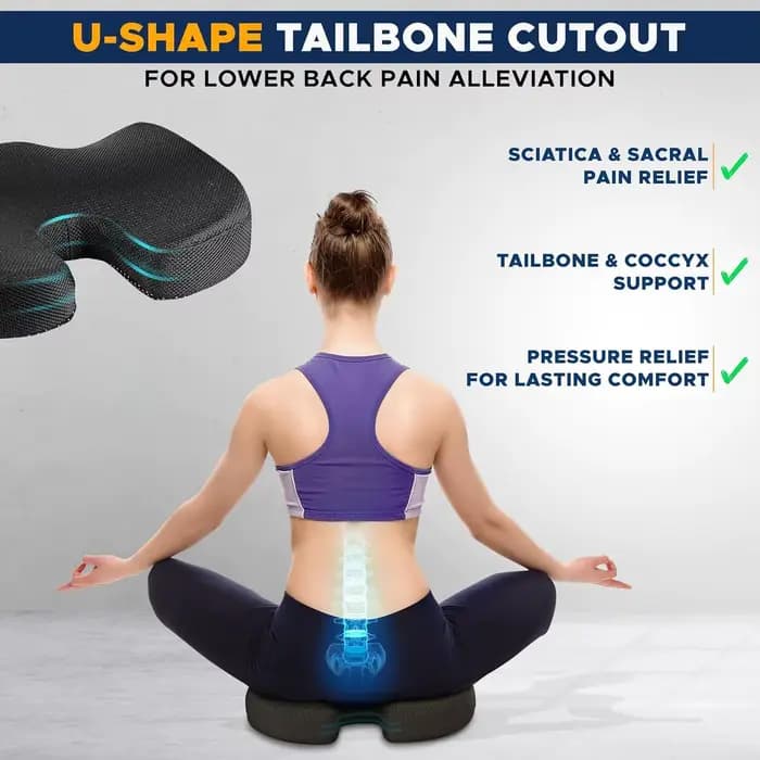 Coussin à mémoire de forme orthopédique en Gel