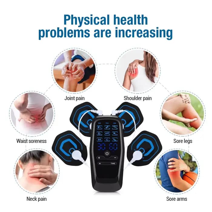 Physiothérapie Tens stimulateur musculaire électrique EMS Acupuncture Massage corporel thérapie numérique minceur