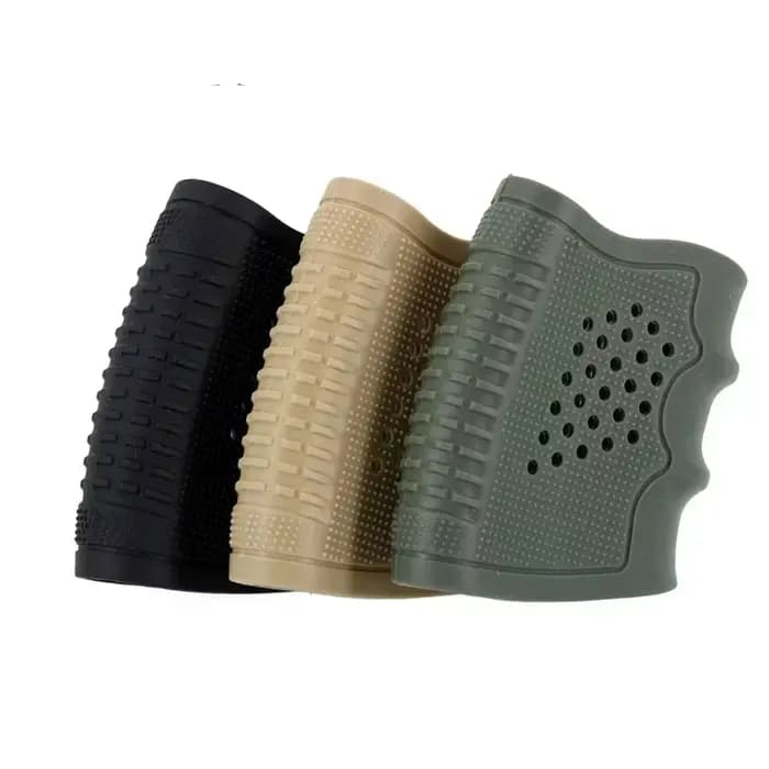 Manchon de gant antidérapant en caoutchouc, poignées de pistolet, support de couvercle de protection, accessoires pour armes de chasse