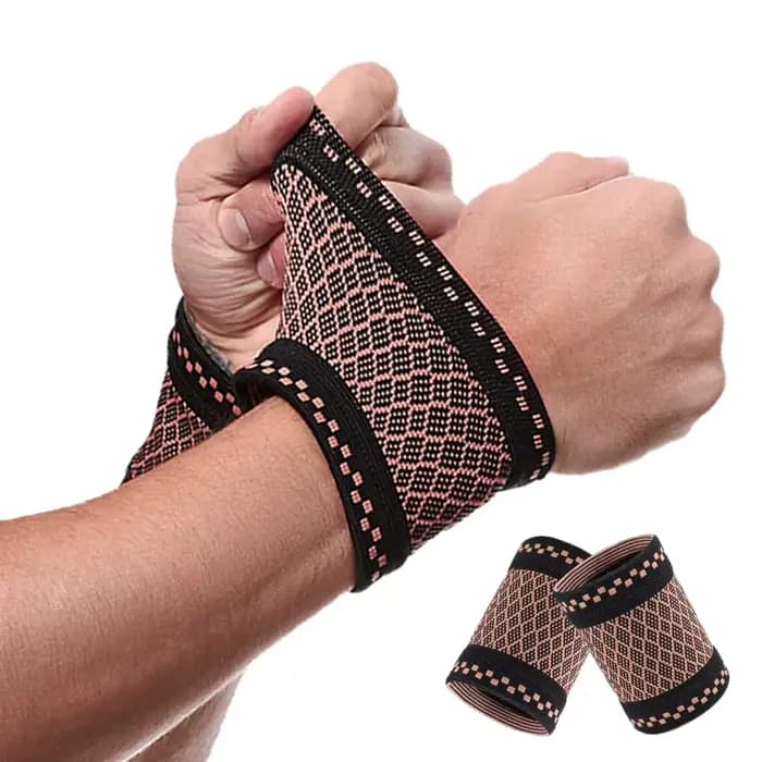 Manchons de poignet de Compression en cuivre