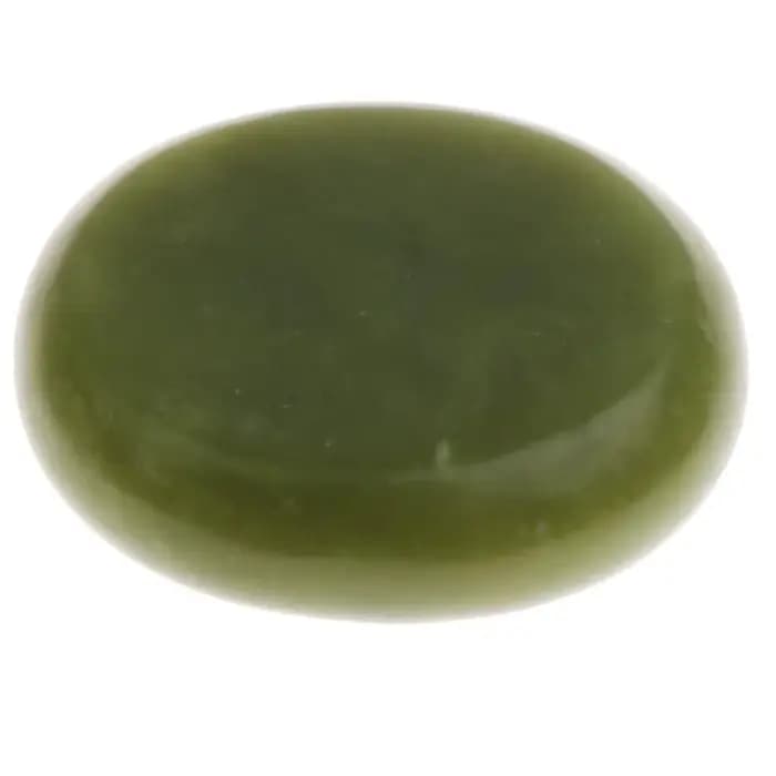 Pierre de massage chaude en jade olive