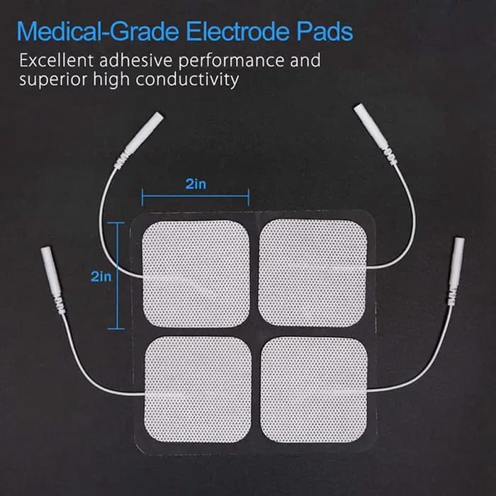 80Pcs Coussinets pour électrostimulateur TENS