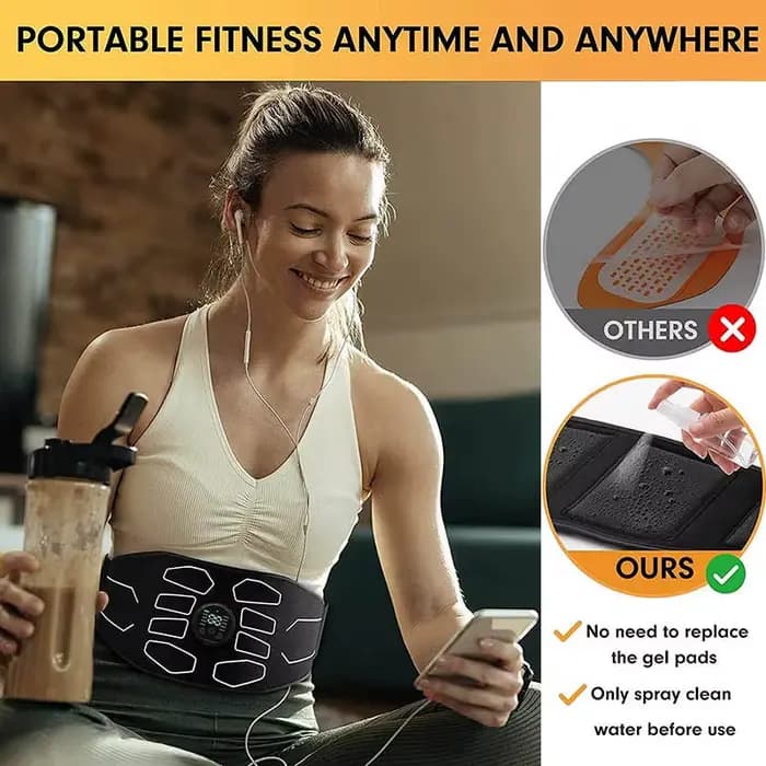 Ceinture de tonification abdominale EMS