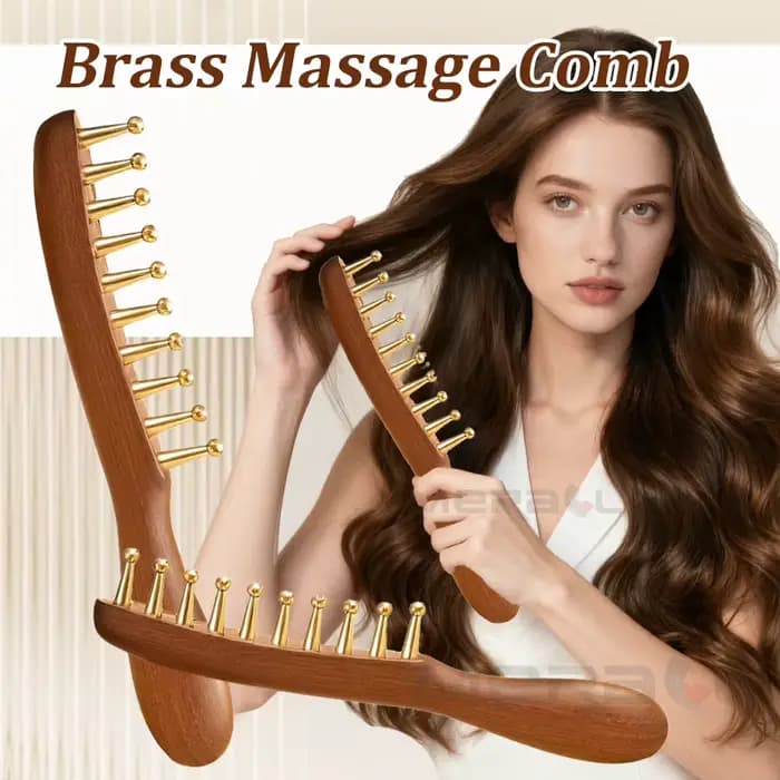 Peigne de massage des méridiens à dix dents
