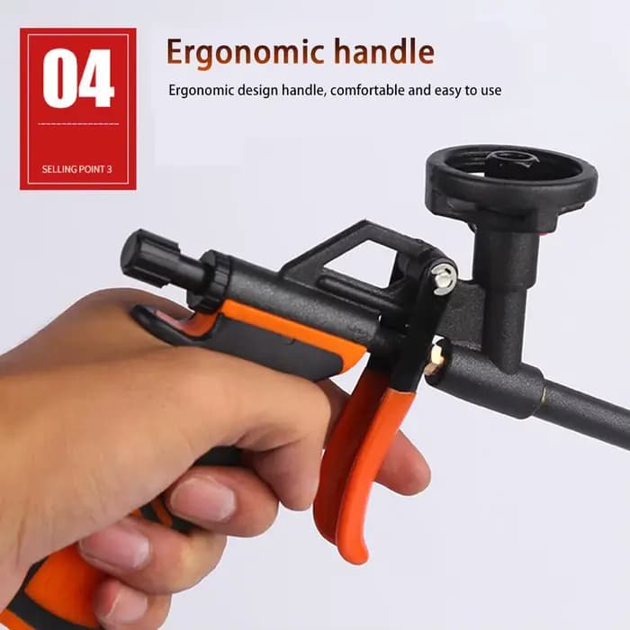 Pistolet à mousse perfluorocarbone, Agent de mousse en polyuréthane, pulvérisateur métallique, pistolet de calfeutrage pour outil lourd, nettoyage de la maison, applicateur facile