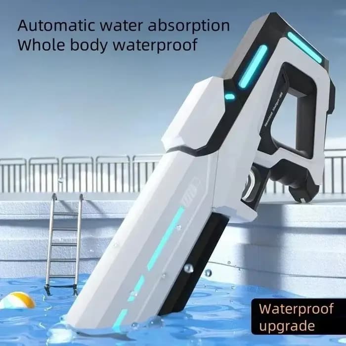 Pistolet à eau électrique à absorption d'eau automatique, divertissement de piscine de plage en plein air, pistolet à eau pour adultes et enfants