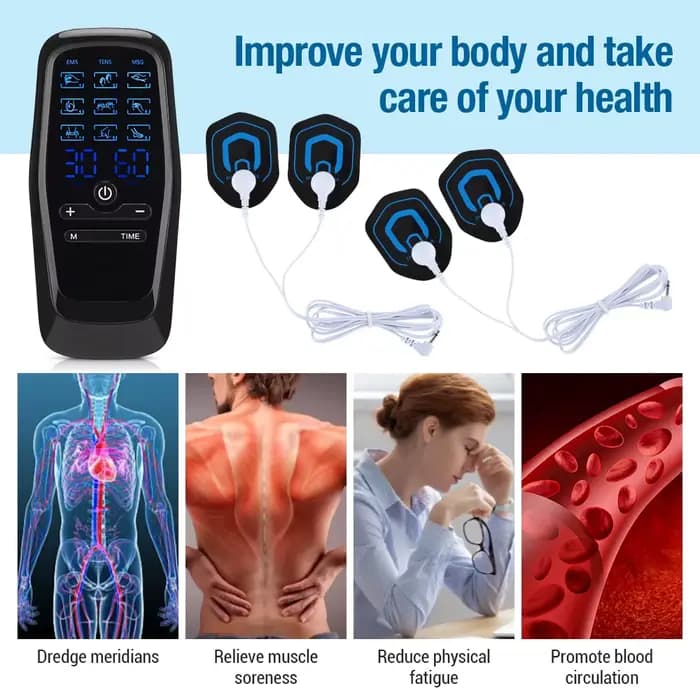Physiothérapie Tens stimulateur musculaire électrique EMS Acupuncture Massage corporel thérapie numérique minceur
