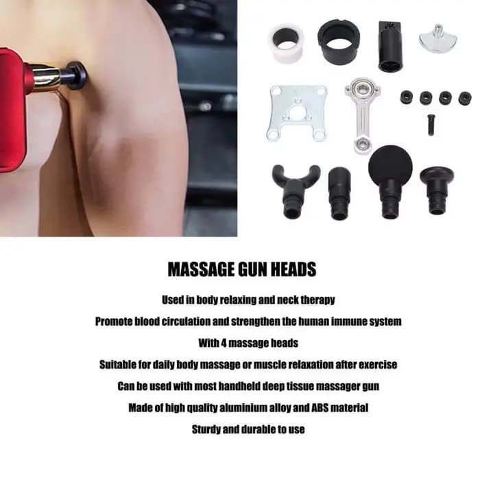 Têtes de pistolet de Massage remplaçables