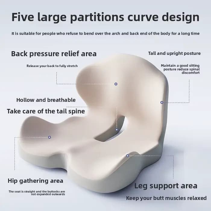 Coussin une pièce en mousse à mémoire de forme