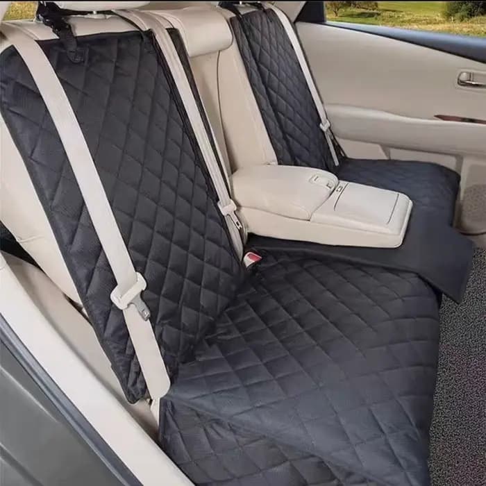 Housse de siège de voiture pour chien, matelas de transport de voyage pour animaux de compagnie, protection de siège de voiture étanche avec accoudoir de siège central pour chiens