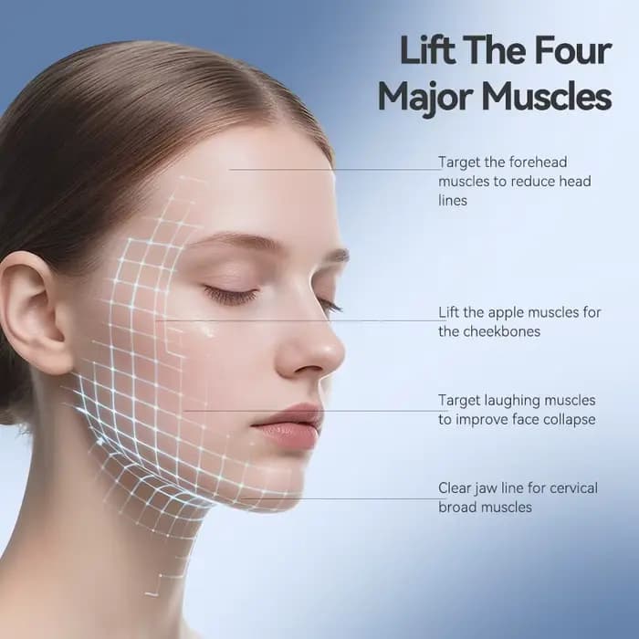7 types d'appareils de massage facial à effets lumineux