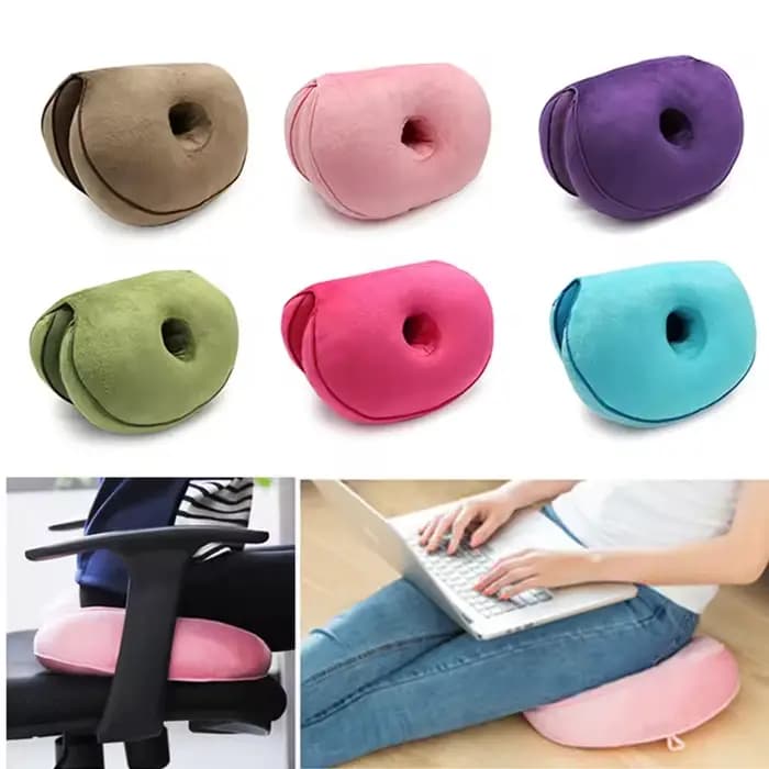 Coussin orthopédique multifonctionnel double confort en mousse à mémoire de forme pour le bassin