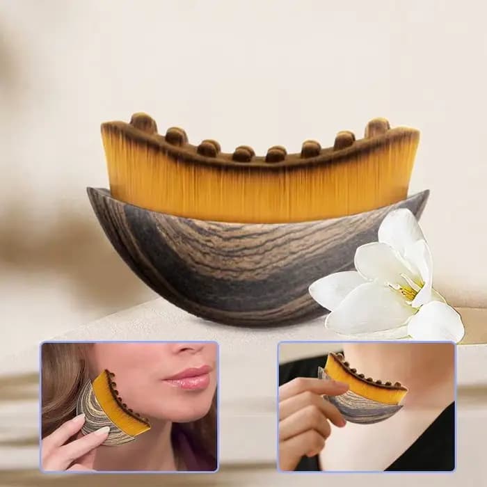 Outil compact de sculpture faciale : Masseur de drainage lymphatique pour le soin du visage