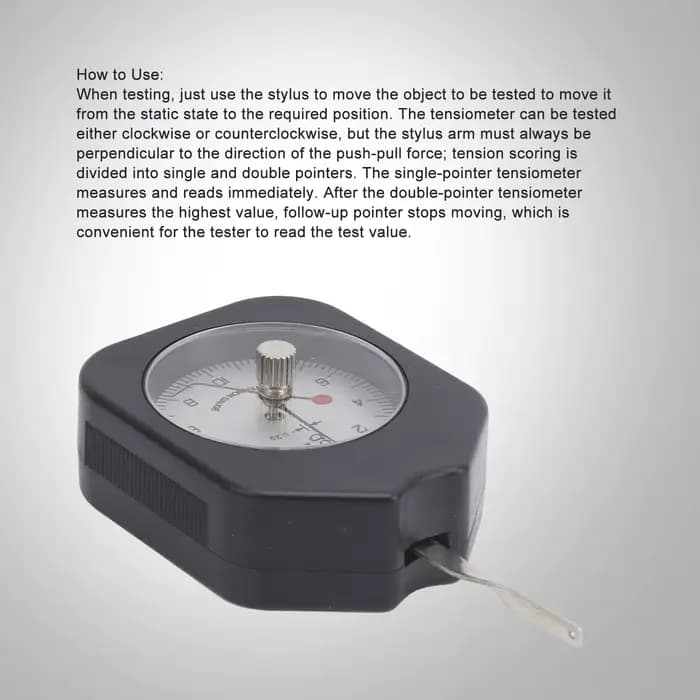 Tensiomètre SEG‑10‑2, tensiomètre portable à double pointeur, jauge de tension, outils de mesure de force 10g