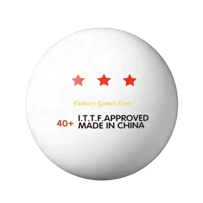 10 PCS Pingpong Balls 3 étoiles Balles tennis table pour l'entraînement, compétition